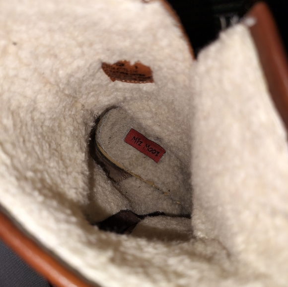 Miz Mooz Brown soft leather shearling lined boots size 9 - Picture 2 of 8